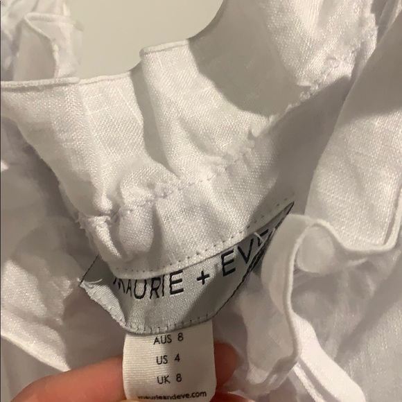 Maurie + Eve white linen Ashia dress - Picture 6 of 8